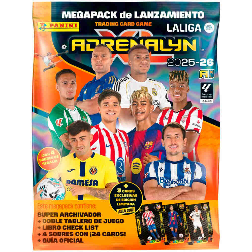 Panini colecciona d.equipo Megapack (Arch+tablero+check List + 4 so vista frontal