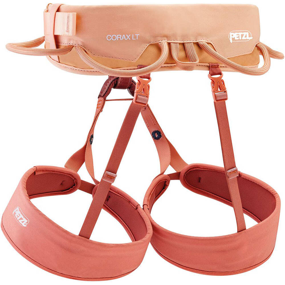 Petzl arnés Arns CORAX LT WOMEN CORAL SAND vista frontal