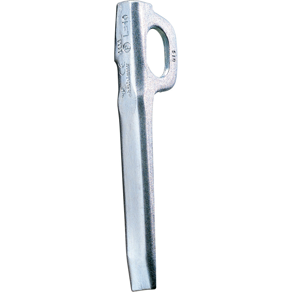 Petzl clavijas escalada piton U 12 cm vista frontal