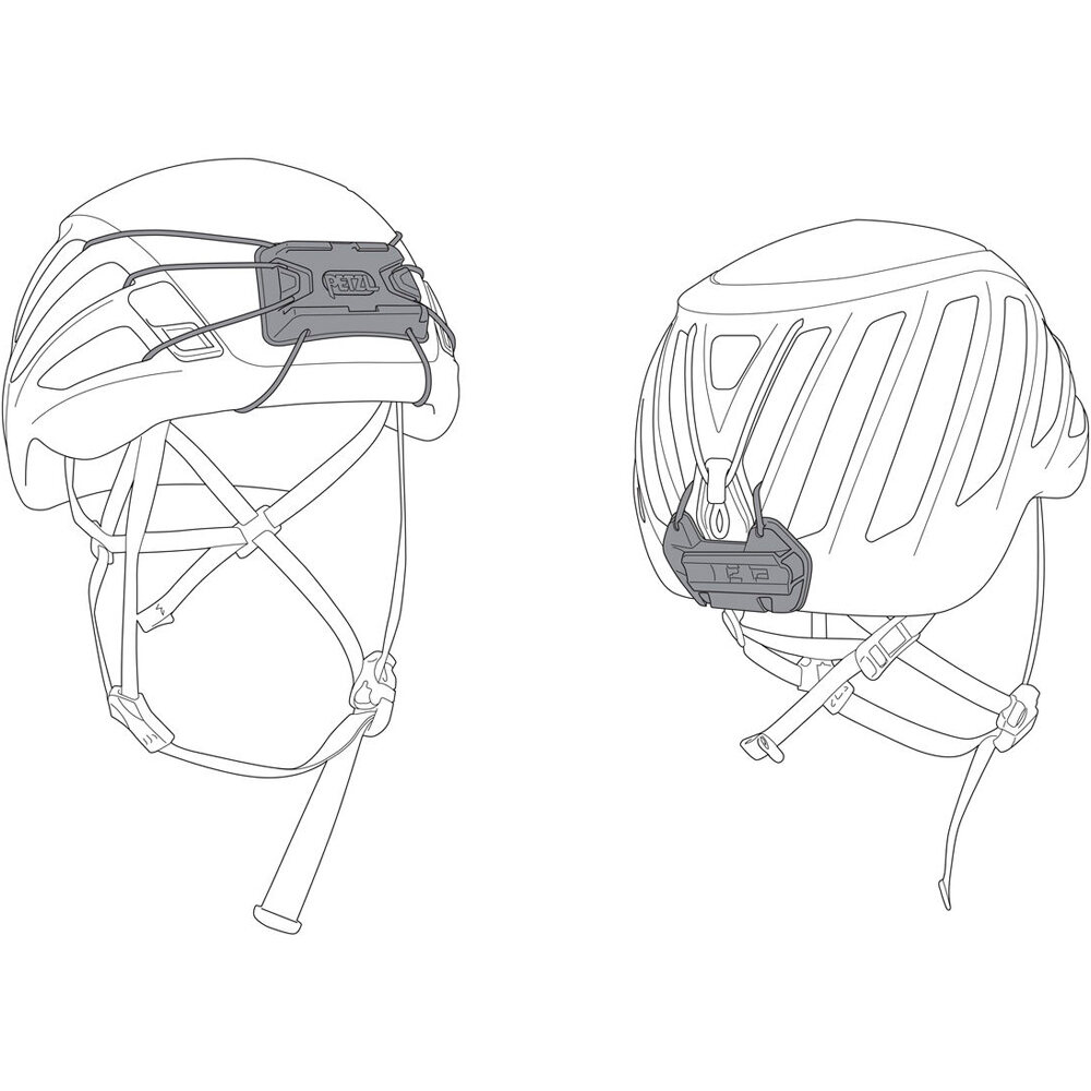 Petzl complementos montaña Pletina DUO HELMET ADAPT 01