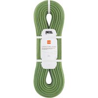 Petzl cuerda escalada CORDE CONTACT WALL 9.8 MM VERTE 40m vista frontal