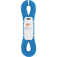 Petzl cuerda escalada DOBLE RUMBA  8 mm 50 m AZ vista frontal