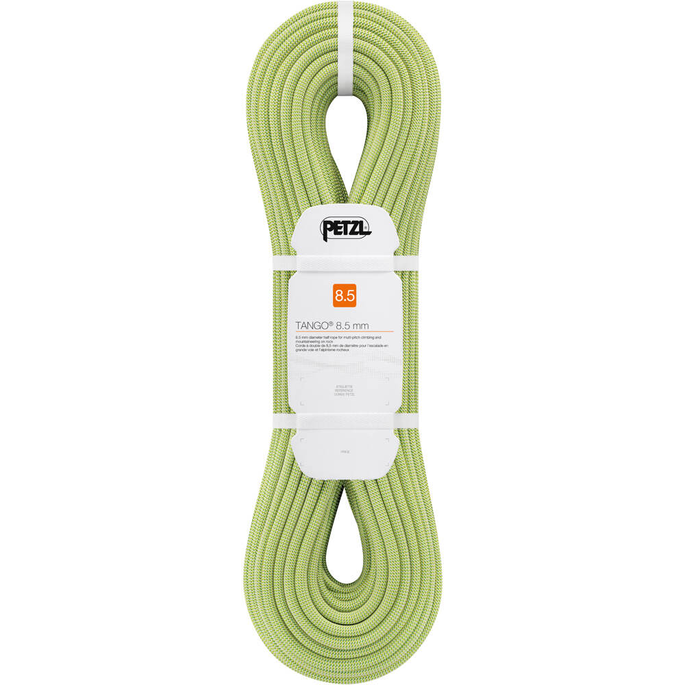 Petzl cuerda escalada TANGO 8,5mm x 60m vista frontal