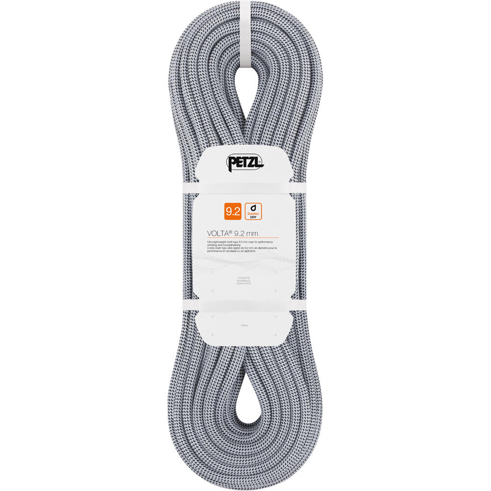 Petzl cuerda escalada VOLTA 9,2mm x 80m vista frontal