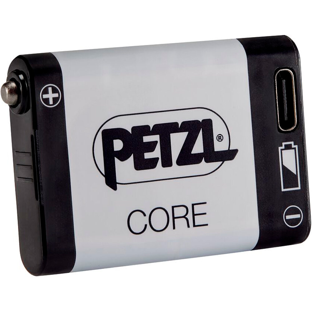 Petzl frontal Batterie CORE vista frontal