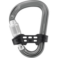 Petzl mosquetón seguridad ATTACHE BAR Grey SCREW LOCK vista frontal