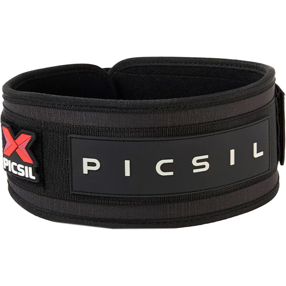 Picsil cinturón halterofilia Cinturn Lumbar Negro Moonless vista frontal