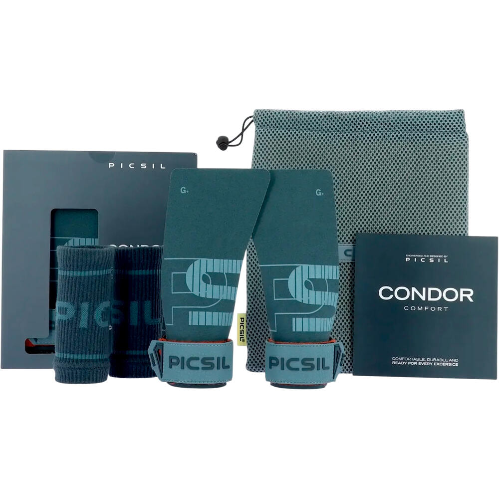 Picsil muñequera Condor Grips SS25 Midnight vista frontal