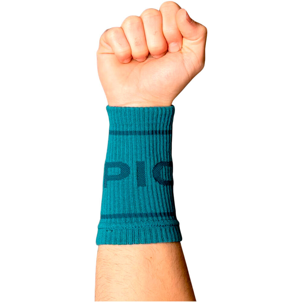 Picsil muñequera Cotton Wristband Grips Aqua 03