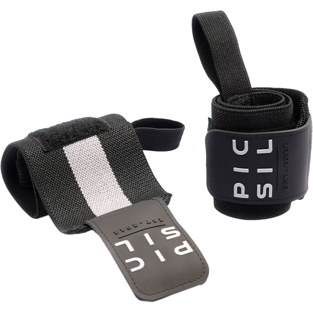 Picsil muñequera Wrist Wraps Black Moonless vista frontal