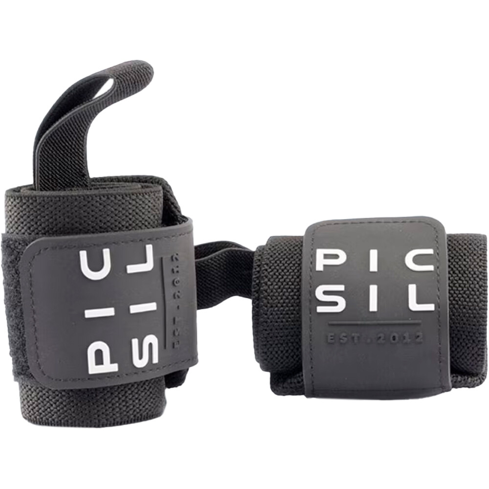 Picsil muñequera Wrist Wraps Black Moonless vista trasera