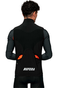 Pissei chaleco ciclismo hombre BUFERA RAIN VEST vista trasera