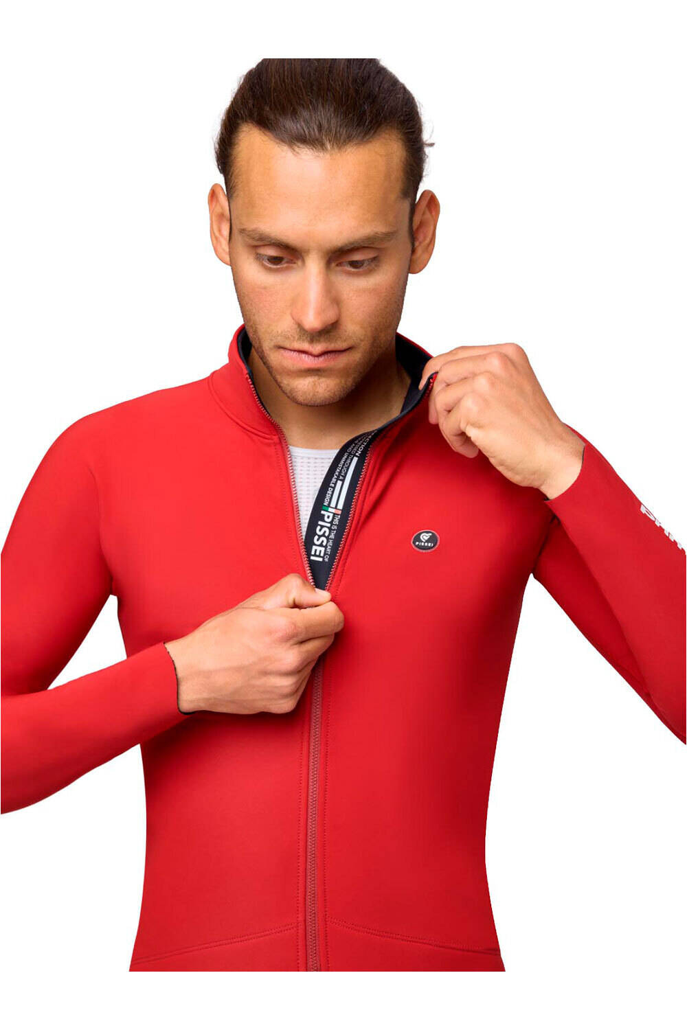 Pissei cortavientos ciclismo hombre GIACCA INVERNALE PRIMA PELLE HEAVY GN 03