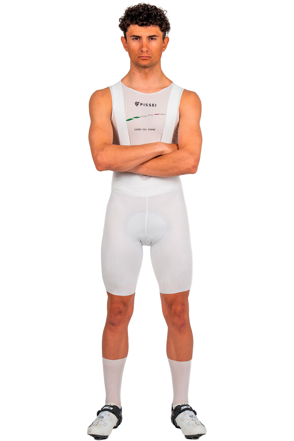 Pissei culotte corto hombre PRIMAPELLE BIB SHORTS vista frontal