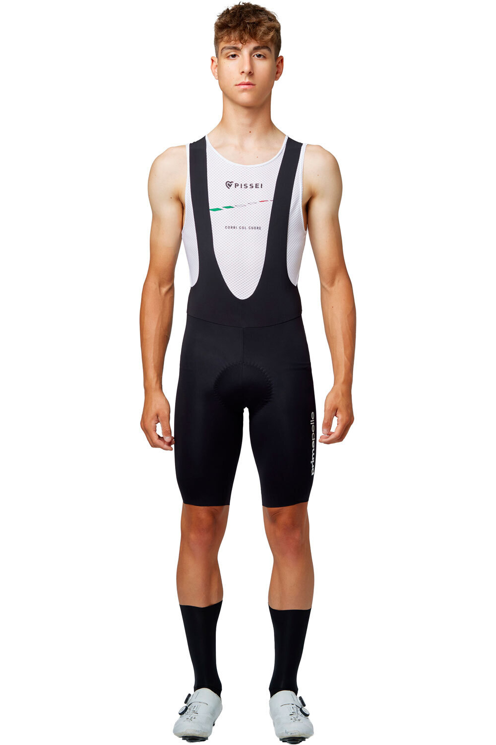 Pissei culotte corto hombre PRIMAPELLE BIB SHORTS vista frontal