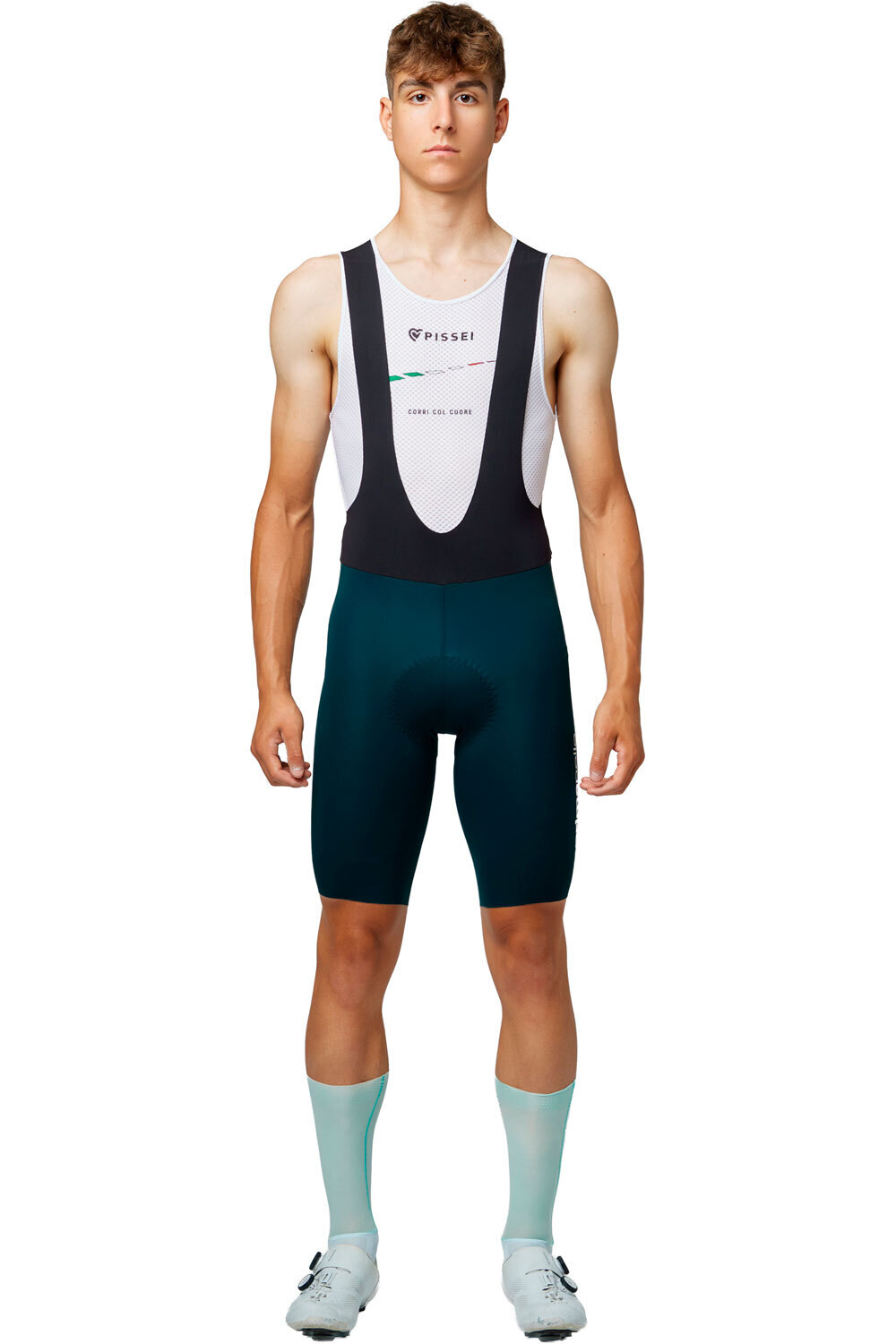 Pissei culotte corto hombre PRIMAPELLE BIB SHORTS vista frontal