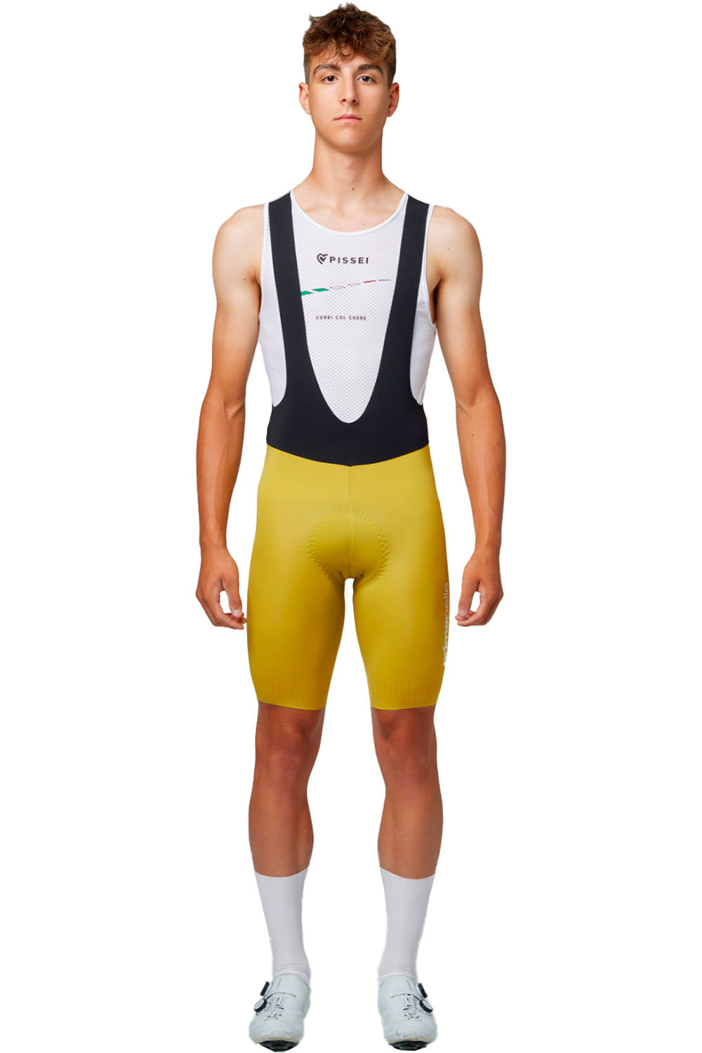 Pissei culotte corto hombre PRIMAPELLE BIB SHORTS vista frontal