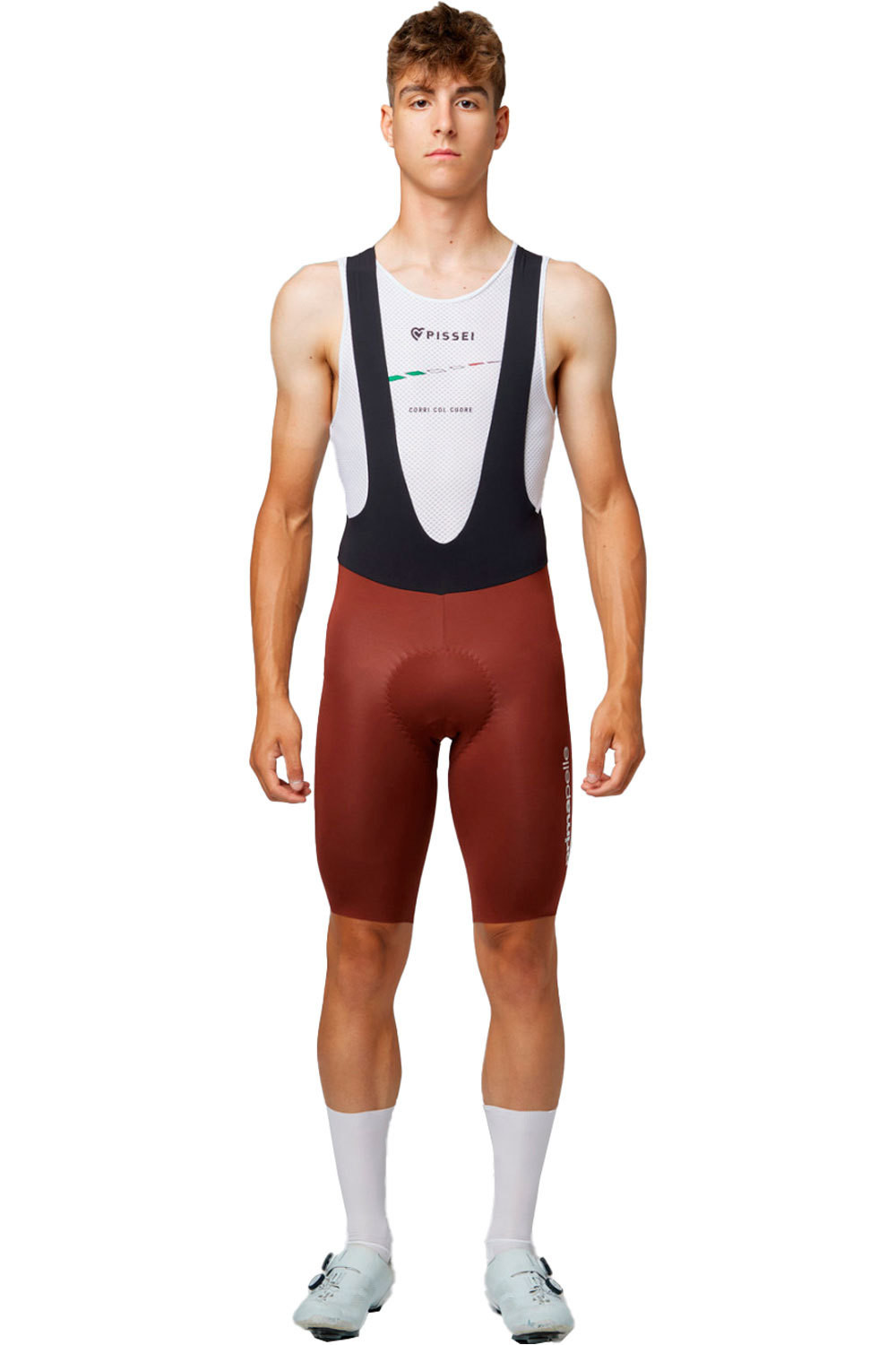 Pissei culotte corto hombre PRIMAPELLE BIB SHORTS vista frontal
