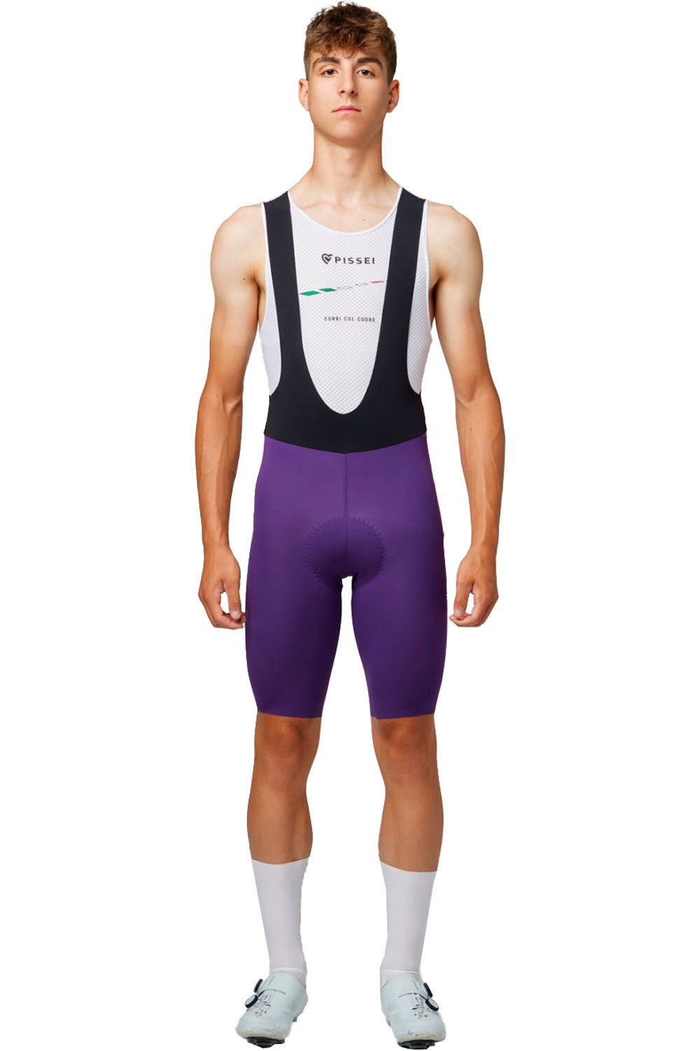 Pissei culotte corto hombre PRIMAPELLE BIB SHORTS vista frontal