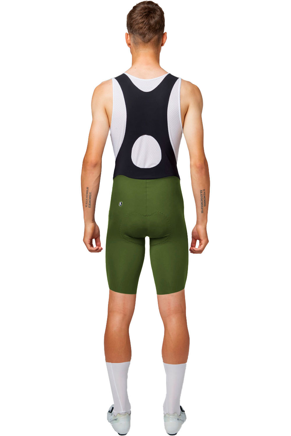 Pissei culotte corto hombre PRIMAPELLE BIB SHORTS vista trasera