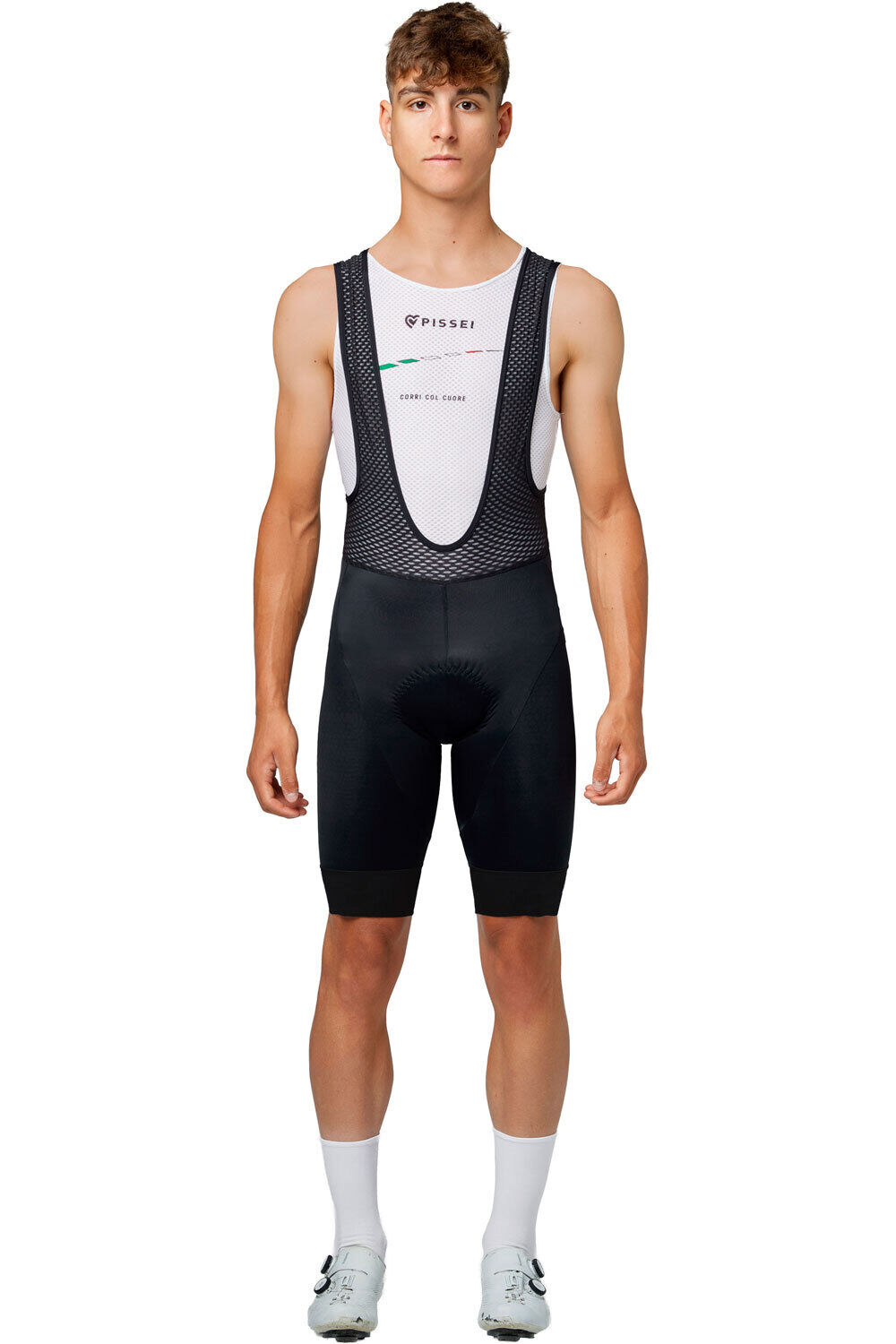Pissei culotte corto hombre PRIME BIB SHORTS vista frontal