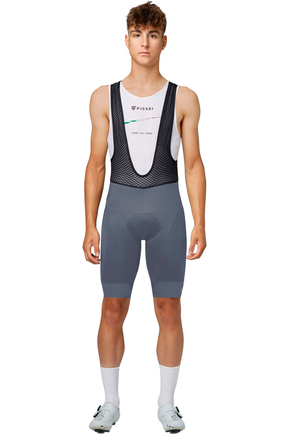 Pissei culotte corto hombre PRIME BIB SHORTS vista frontal