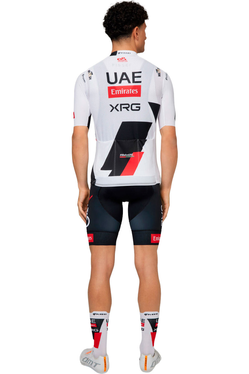 Pissei maillot manga corta hombre UAE REPLICA SHORT SLEEVE JERSEY vista trasera
