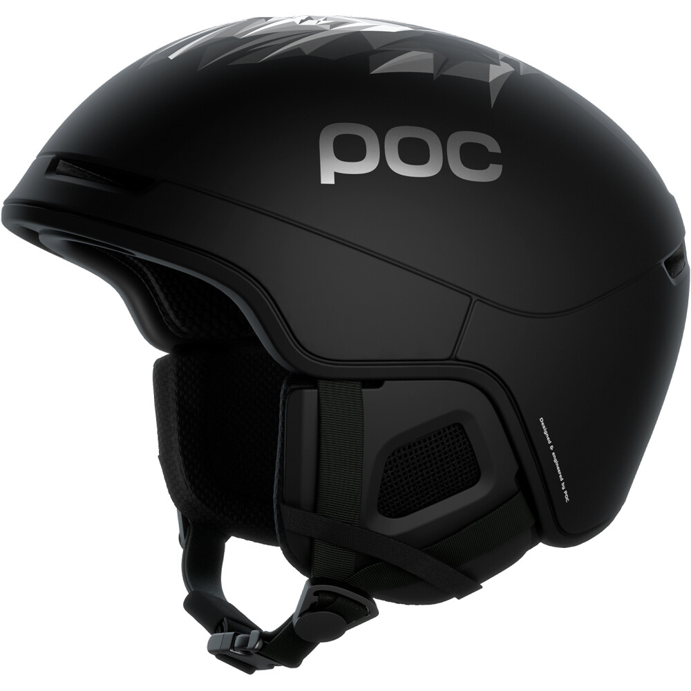 Poc casco esquí Obex Pure Odermatt Ed Uranium Black Matt vista frontal