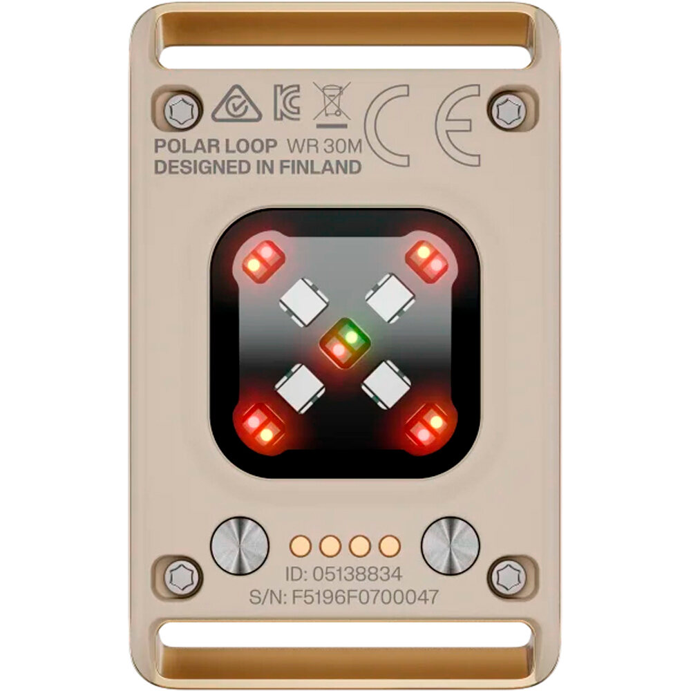 Polar pulsera de actividad POLAR LOOP GEN2 GLD/SAND S-L 04