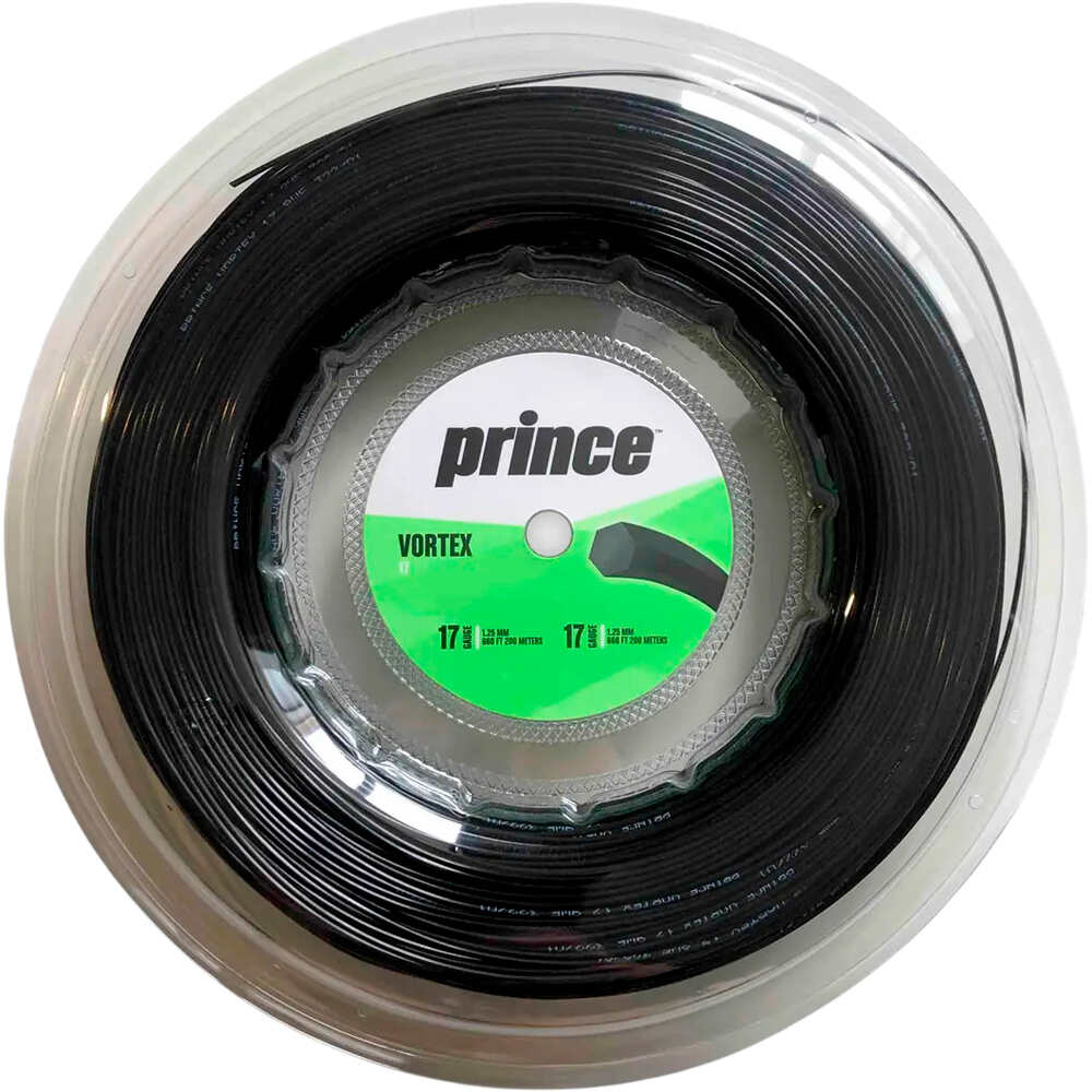 Prince cordaje tenis CORDAJE VORTEX 17 (200M) vista frontal