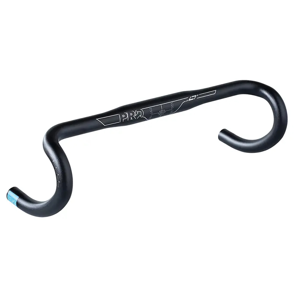 Pro manillar carretera MANILLAR PRO LT COMPACT 4CM 2 31,8MM NEG vista frontal