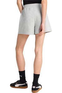 Puma bermuda mujer ESS Small No. 1 Logo  Lightweight High vista trasera