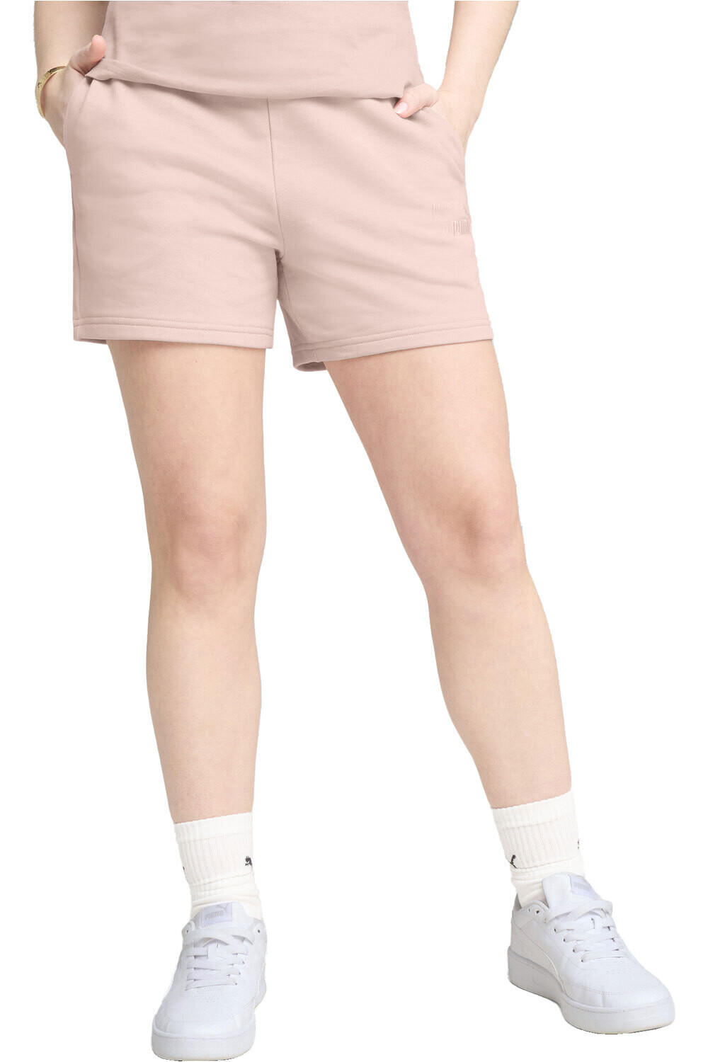 Puma bermuda mujer ESS Small No. 1 Logo vista frontal