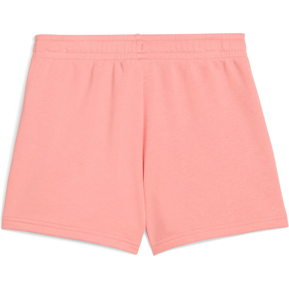 Puma bermuda niña ESS METALLIC Shorts TR G vista trasera
