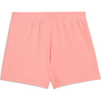 Puma bermuda niña ESS METALLIC Shorts TR G vista trasera