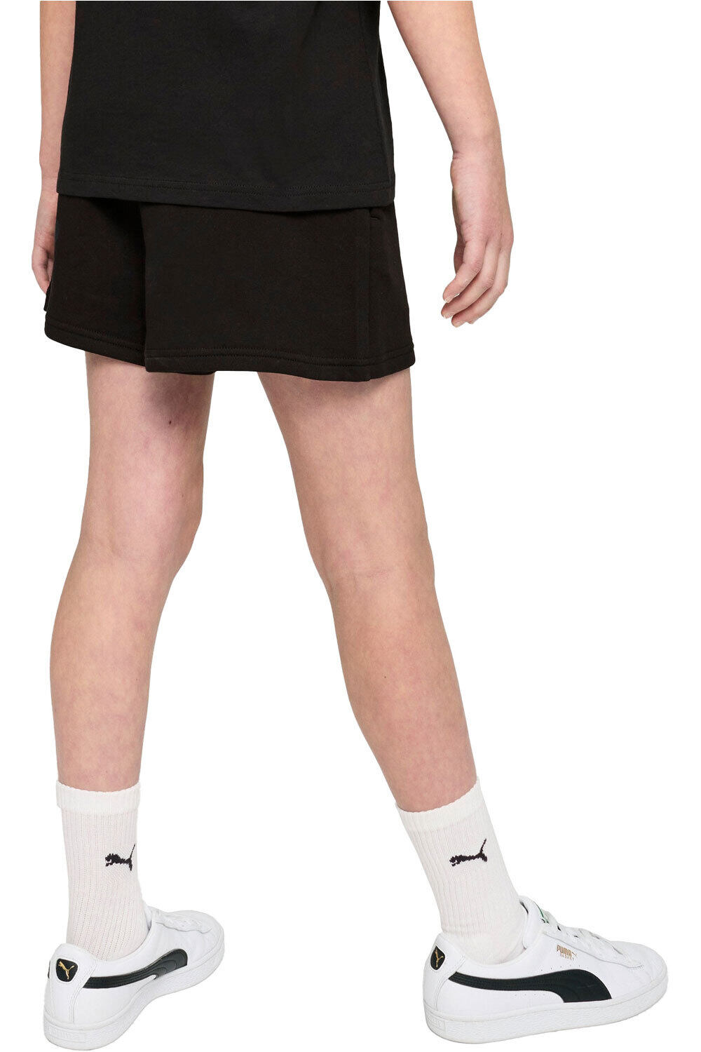 Puma bermuda niña ESS Small No. 1 Logo vista trasera