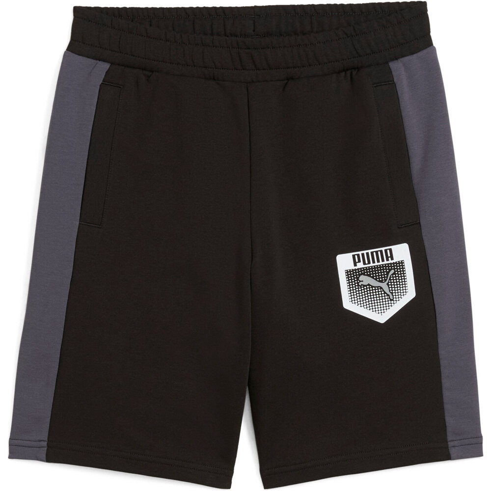 Puma bermuda niño ACTIVE SPORTS Graphic Sweat Shorts TR B vista detalle