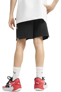 Puma bermuda niño BASKETBALL Shot Blocker Shorts B vista trasera