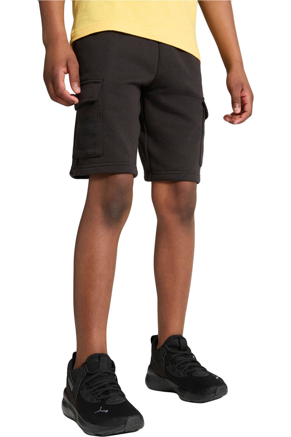 Puma bermuda niño ESS No. 1 Logo Cargo Shorts TR B vista frontal