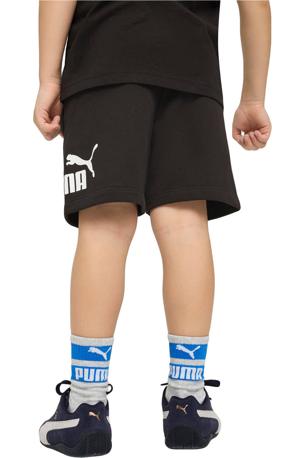 Puma bermuda niño ESS No. 1 Logo Shorts TR PS vista trasera