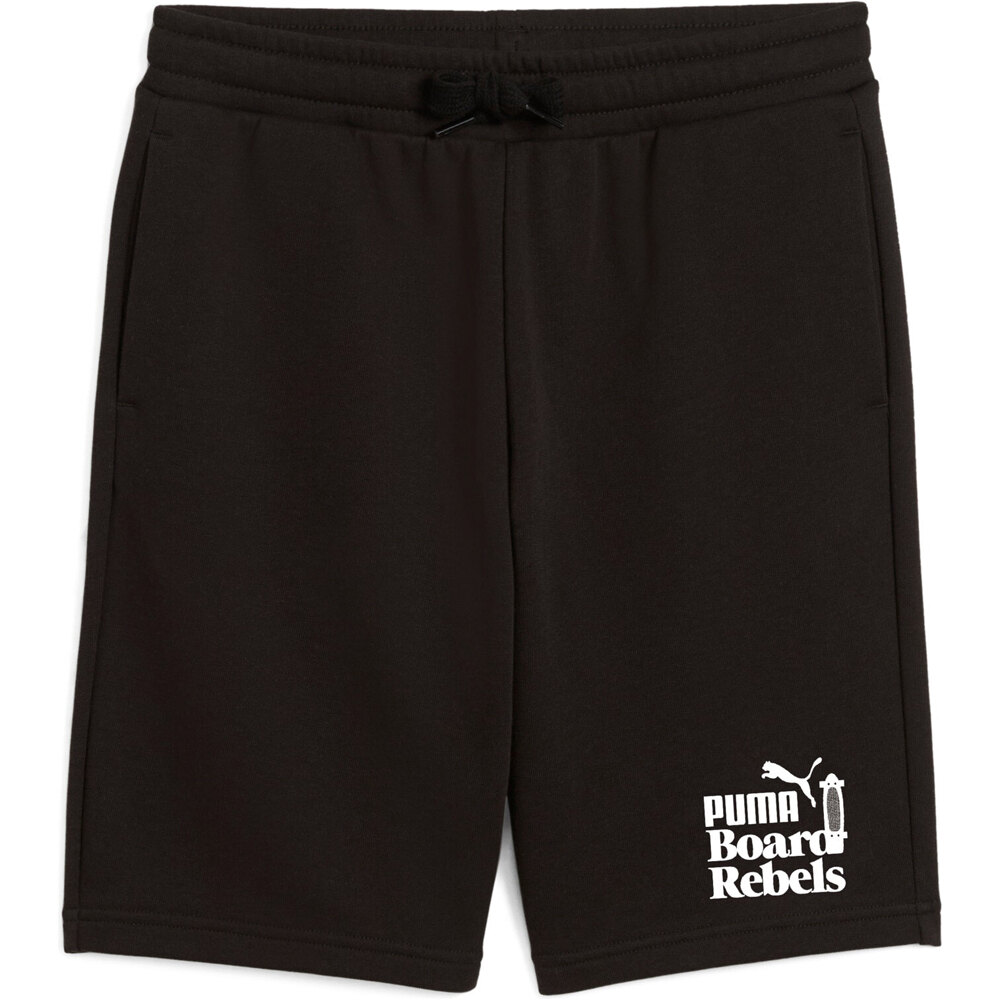 Puma bermuda niño MID90S Long Shorts TR B vista detalle