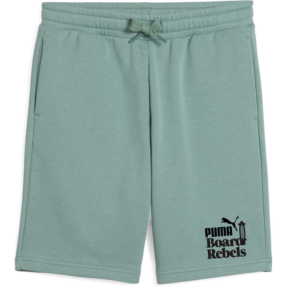 Puma bermuda niño MID90S Long Shorts TR B vista detalle
