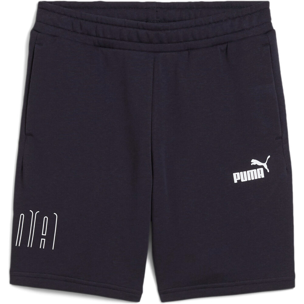 Puma bermuda niño PUMA SPORT Graphic Shorts TR B vista frontal