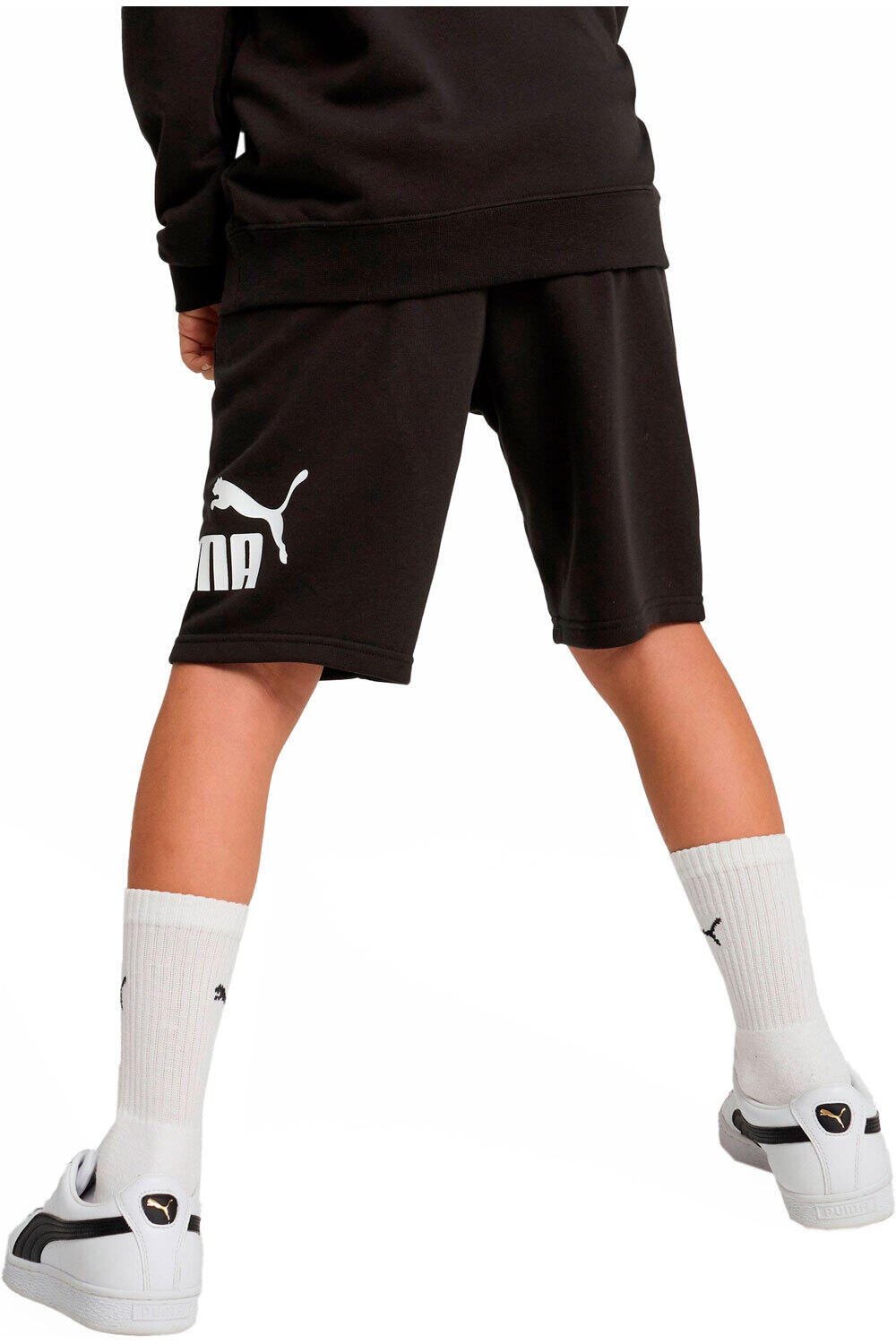 Puma bermuda niño X_ESS No. 1 Logo Short vista trasera