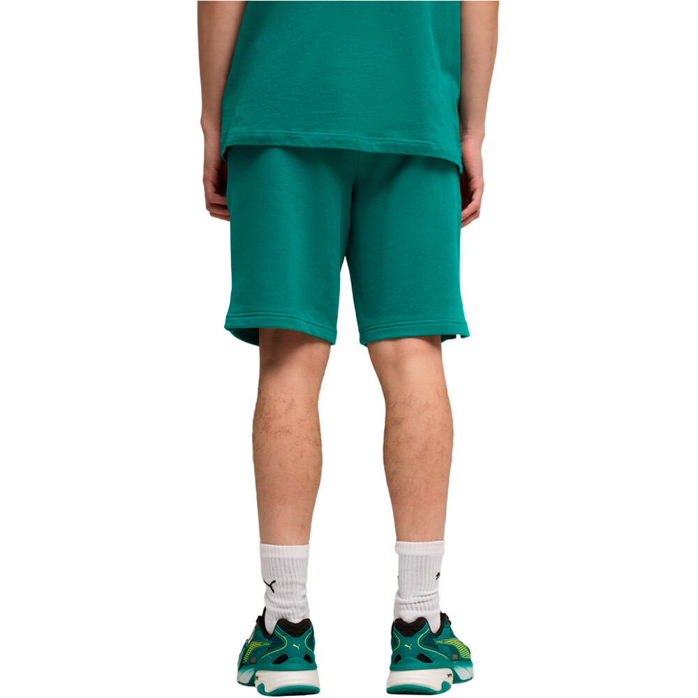 Puma bermudas hombre AMF1 Essential Sweat vista trasera