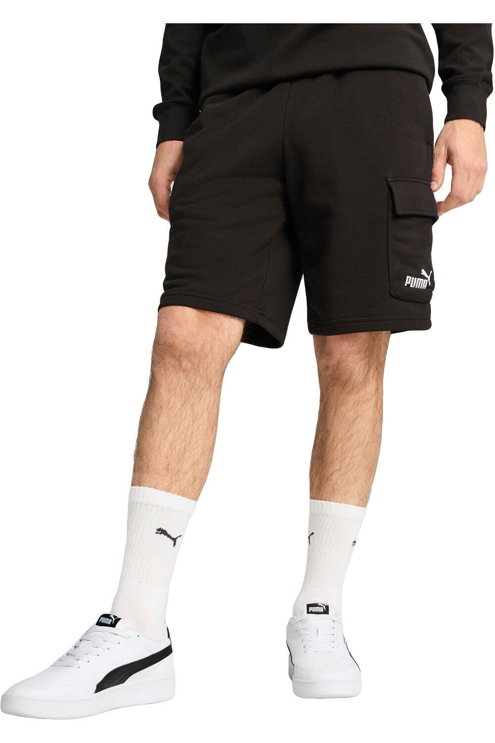 Puma bermudas hombre ESS No. 1 Logo Cargo Shorts 10 TR vista frontal