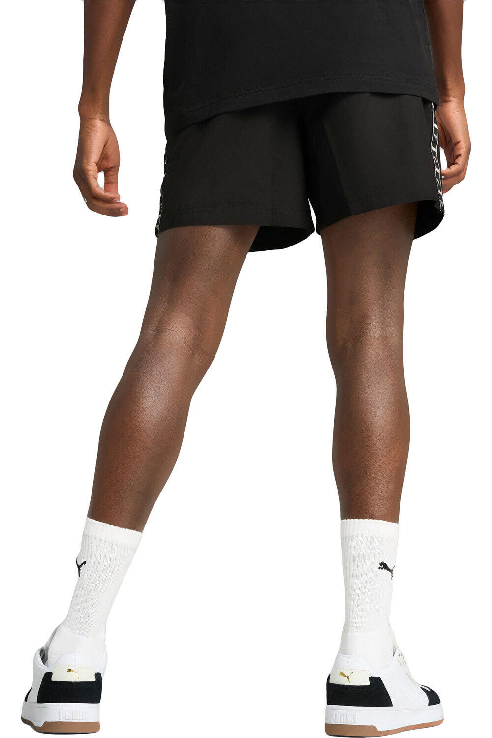 Puma bermudas hombre ESS TAPE Woven Shorts 5 vista trasera