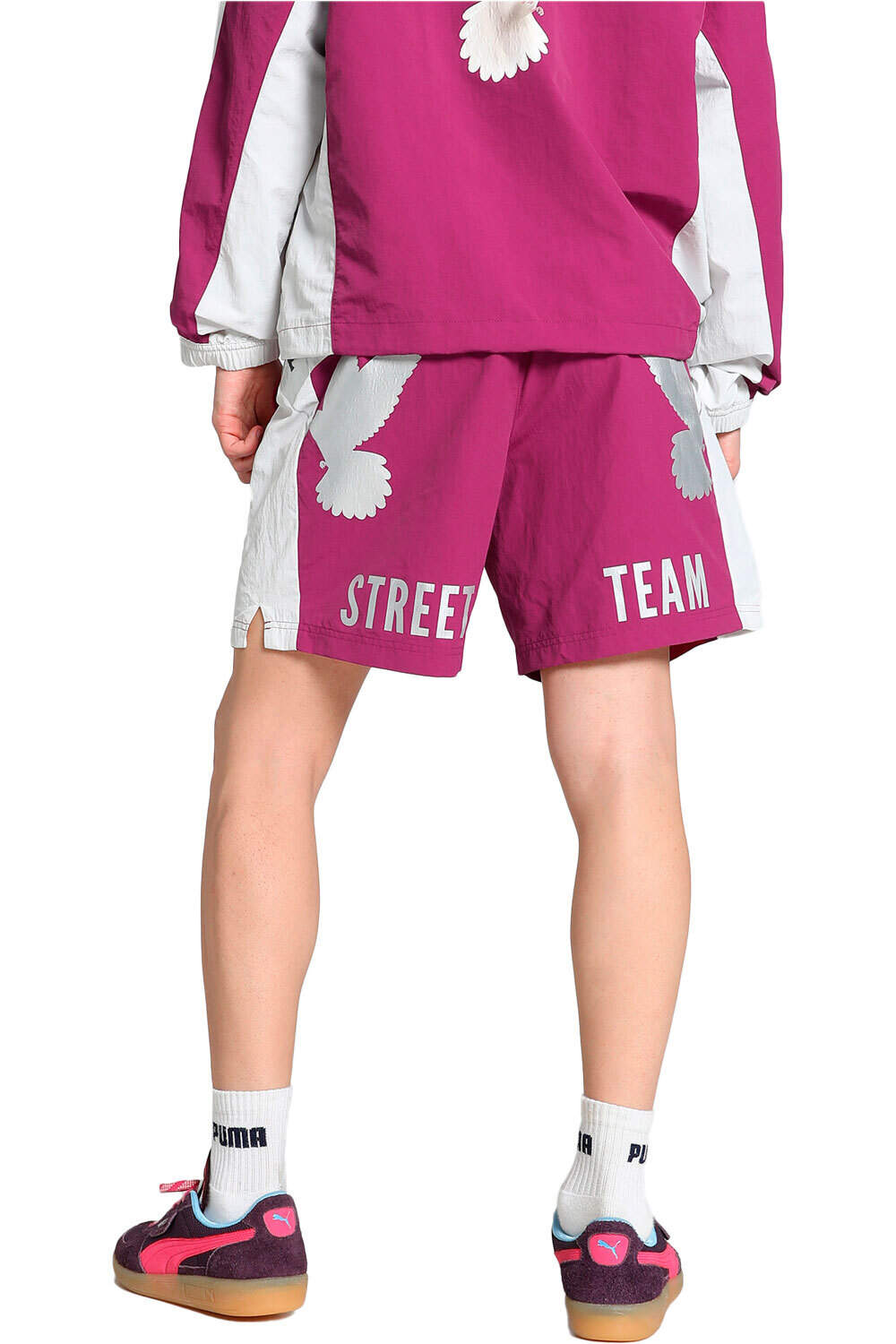 Puma bermudas hombre PUMA x MS TIEMPO TW vista trasera