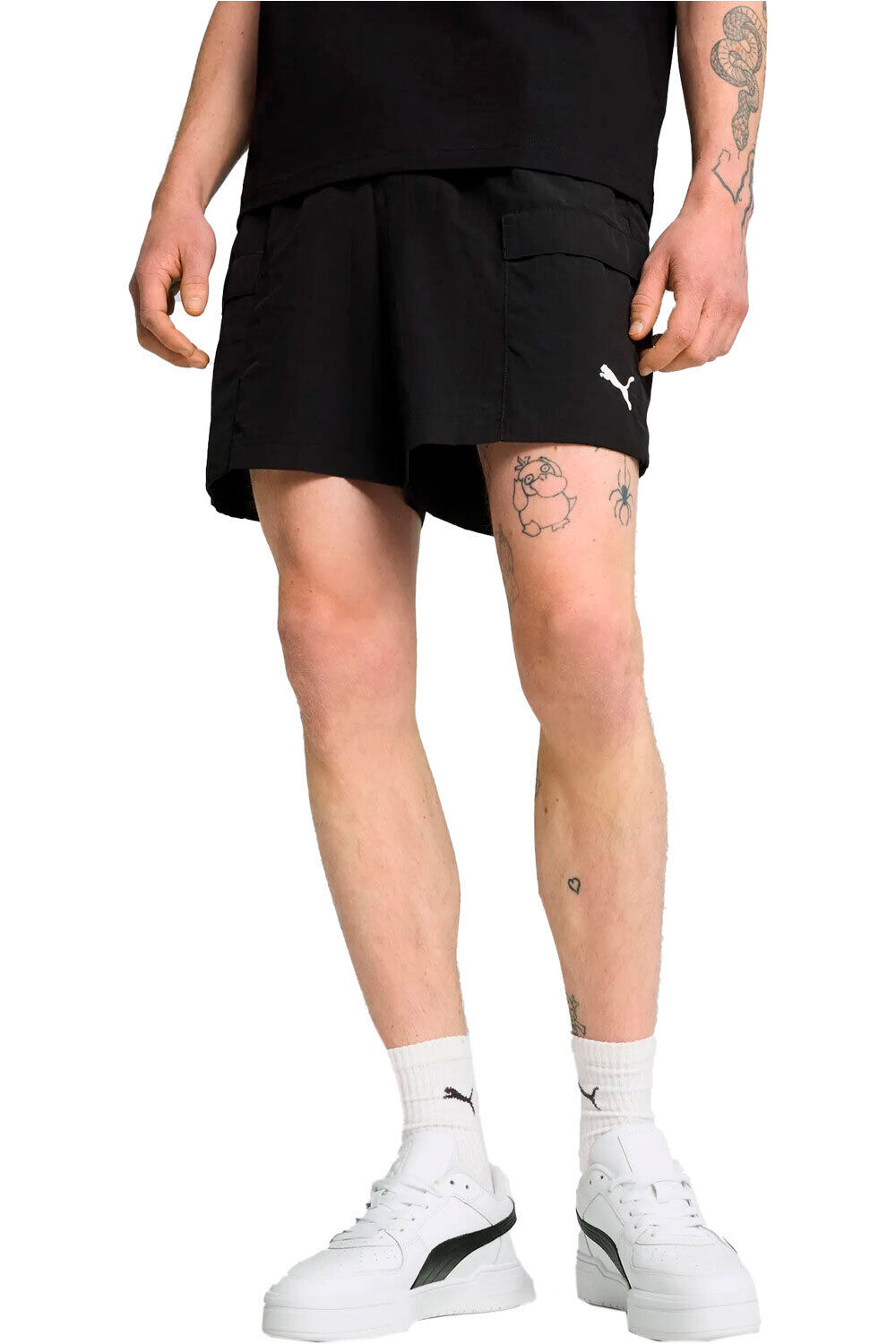 Puma bermudas hombre WARDROBE ESS Relaxed Cargo Shorts 6  WV vista frontal