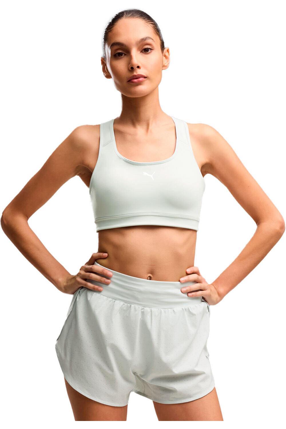 Puma body running mujer 4KEEPS RUN BRA - MID vista frontal